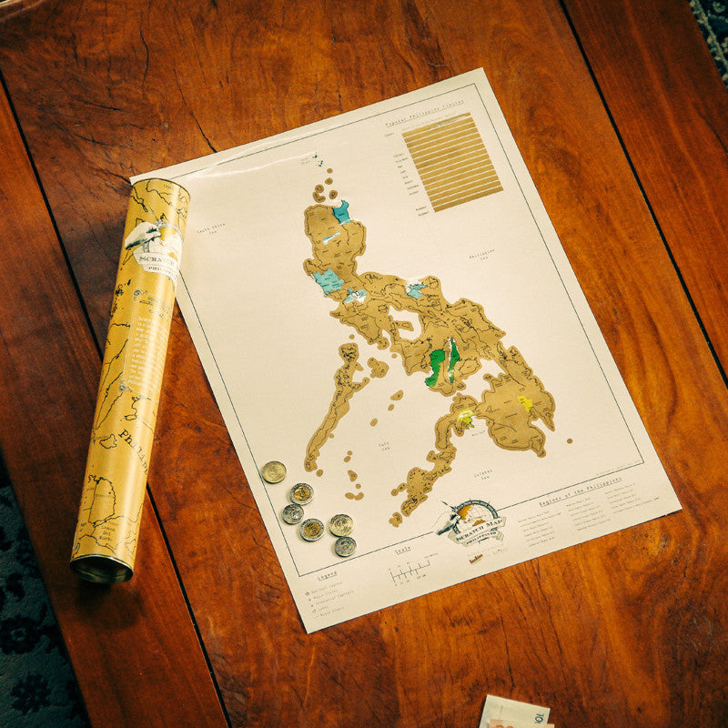 Scratch Map Philippines Edition – QUIRKS