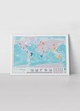 Scratch Map Oceans Edition