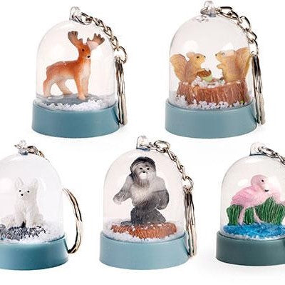 Nature Snow Globe Keychain