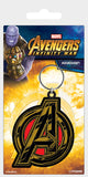 Infinity War Avengers Symbol Rubber Keychain